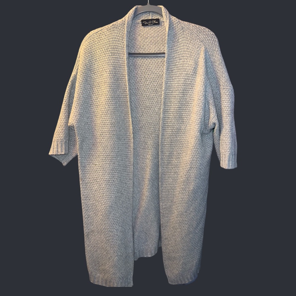 🇮🇹Chic made in ITALY Light Gray Women's Cardigan (M/L)